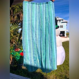 Vintage blue bohemian skirt! Size large